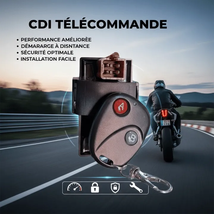 CDI pour moto électrique avec télécommande, contrôle de vitesse réglable
