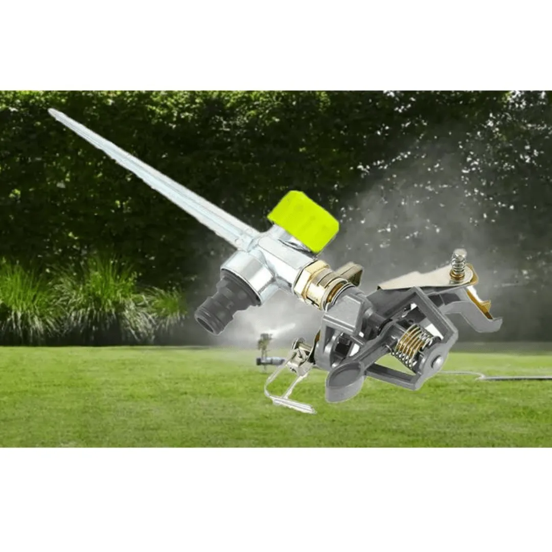 Arroseur circulaire de jardin réglable à rotation 360°, système d’irrigation automatique