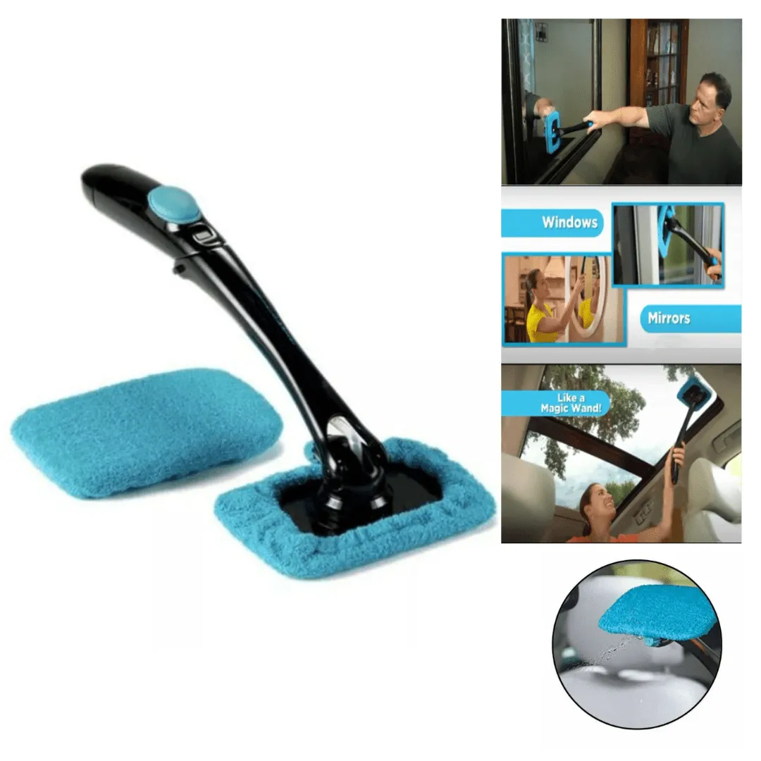 Ensemble de nettoyage pour vitres de voiture, réutilisable et neuf
