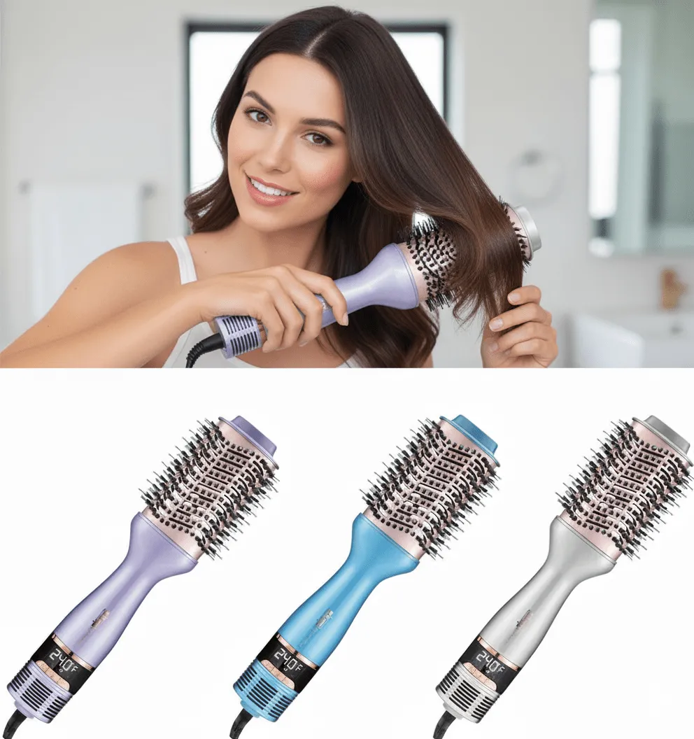 Sèche-cheveux 1000 W professionnel DSP-50234 pour usage domestique et salon (colleur aléatoire)