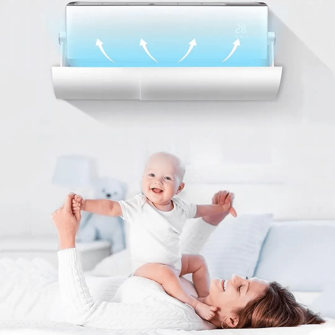 Diffuseur d’air universel réglable pour climatisation – Anti-courant d’air et orientation du flux