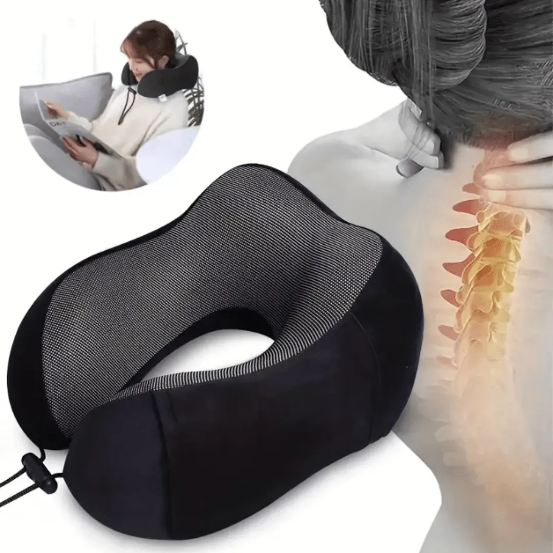 Oreiller de voyage en U – Confortable, léger et lavable