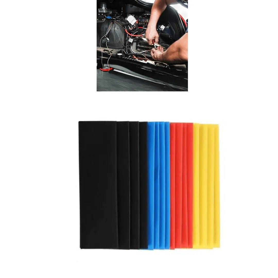 Kit de gaines thermo-rétractables 16 pièces pour câblage électronique.