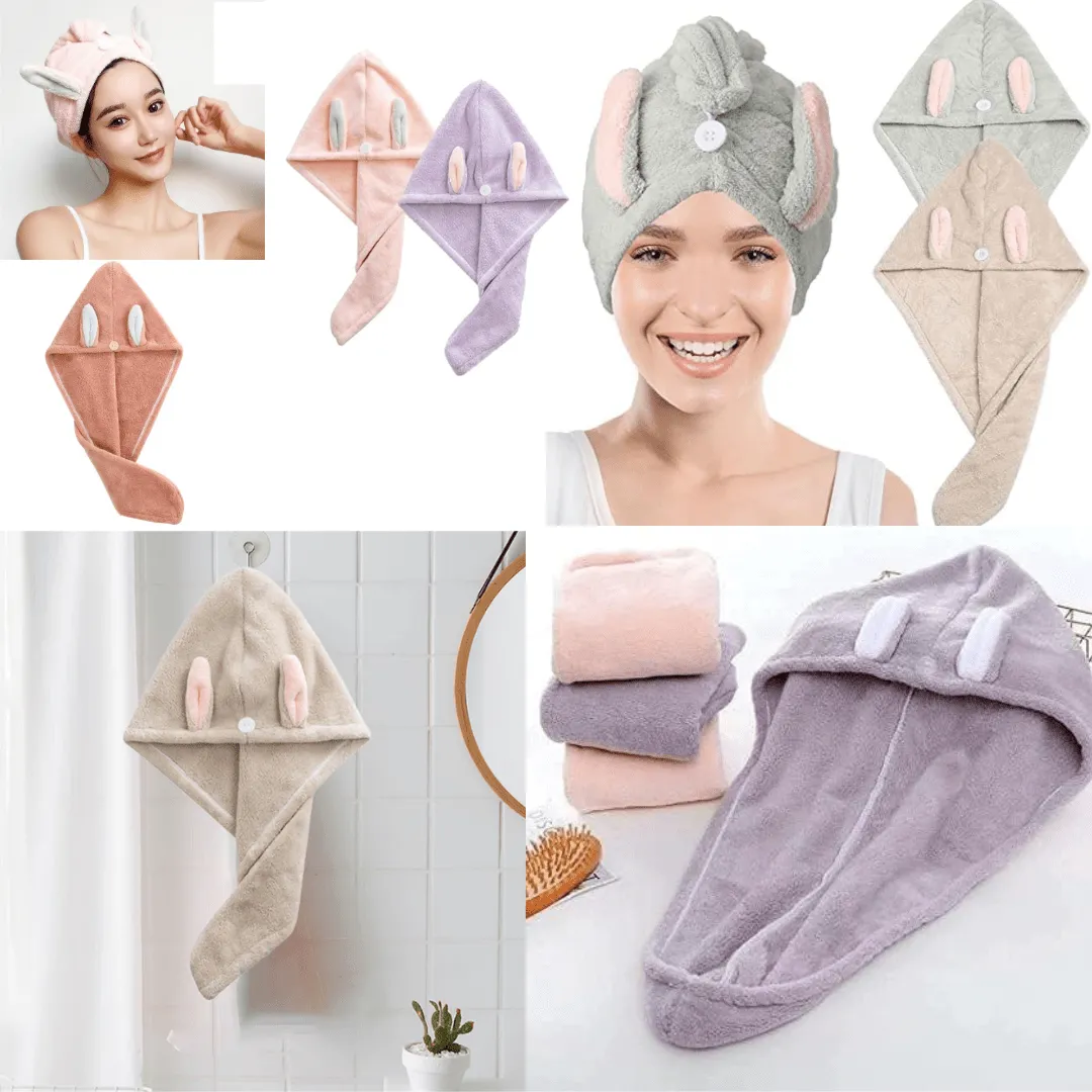 Charme et confort sous la douche – Bonnet de bain raffiné pour femmes (colleur aléatoire)