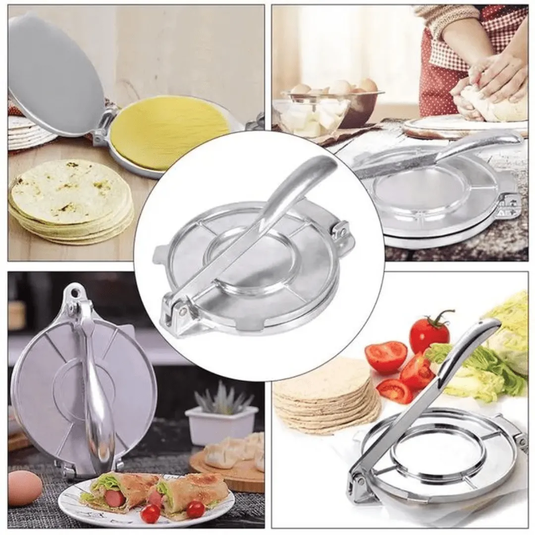 Presse à Tortilla Traditionnelle – Fabrication Rapide et Facile