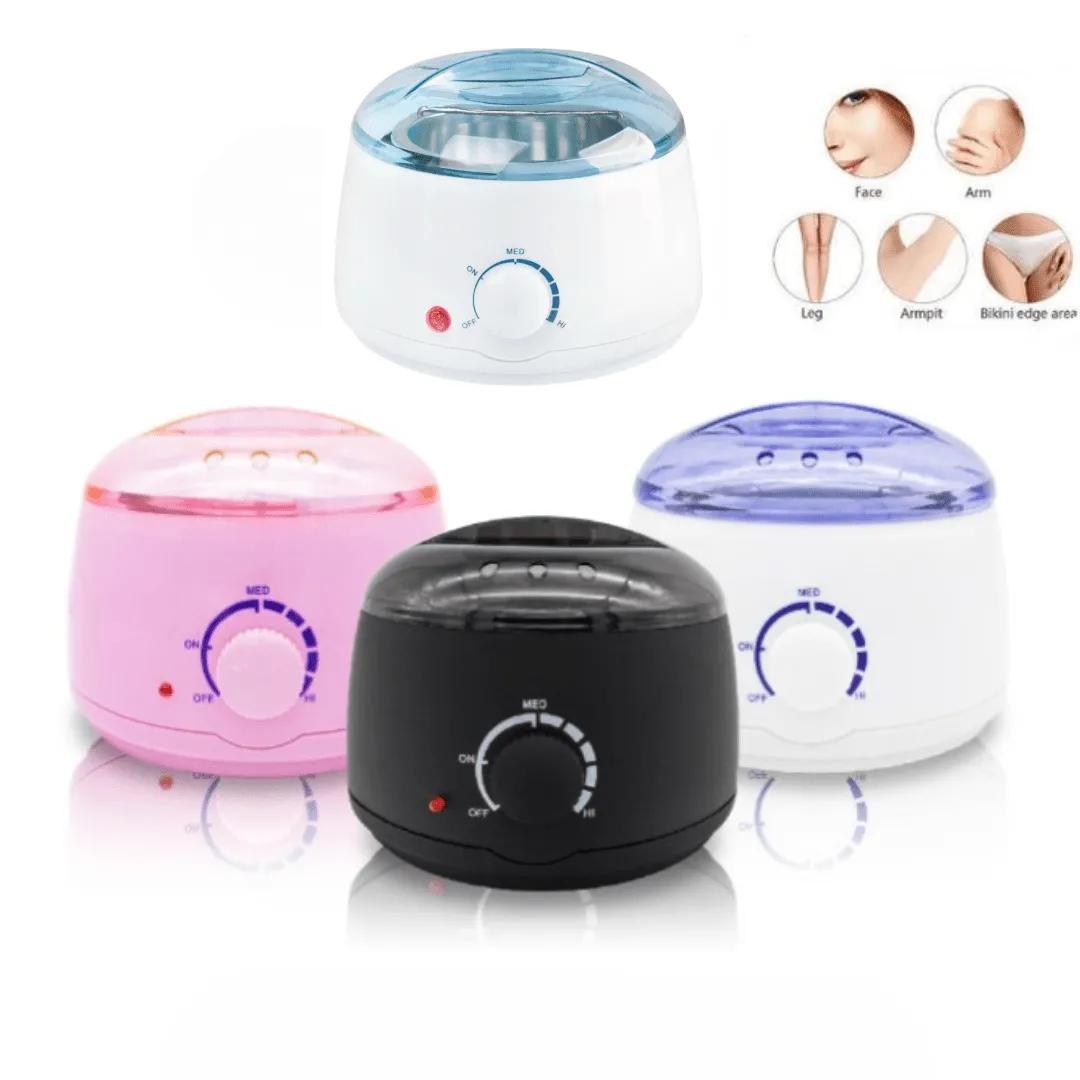 Chauffe-pot de cire professionnel compact pour épilation (colleur aléatoire)