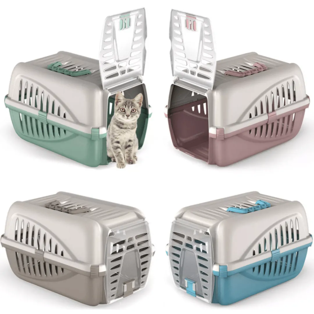 Caisse de transport pour animaux avec bonne aération – 33×50×31 cm