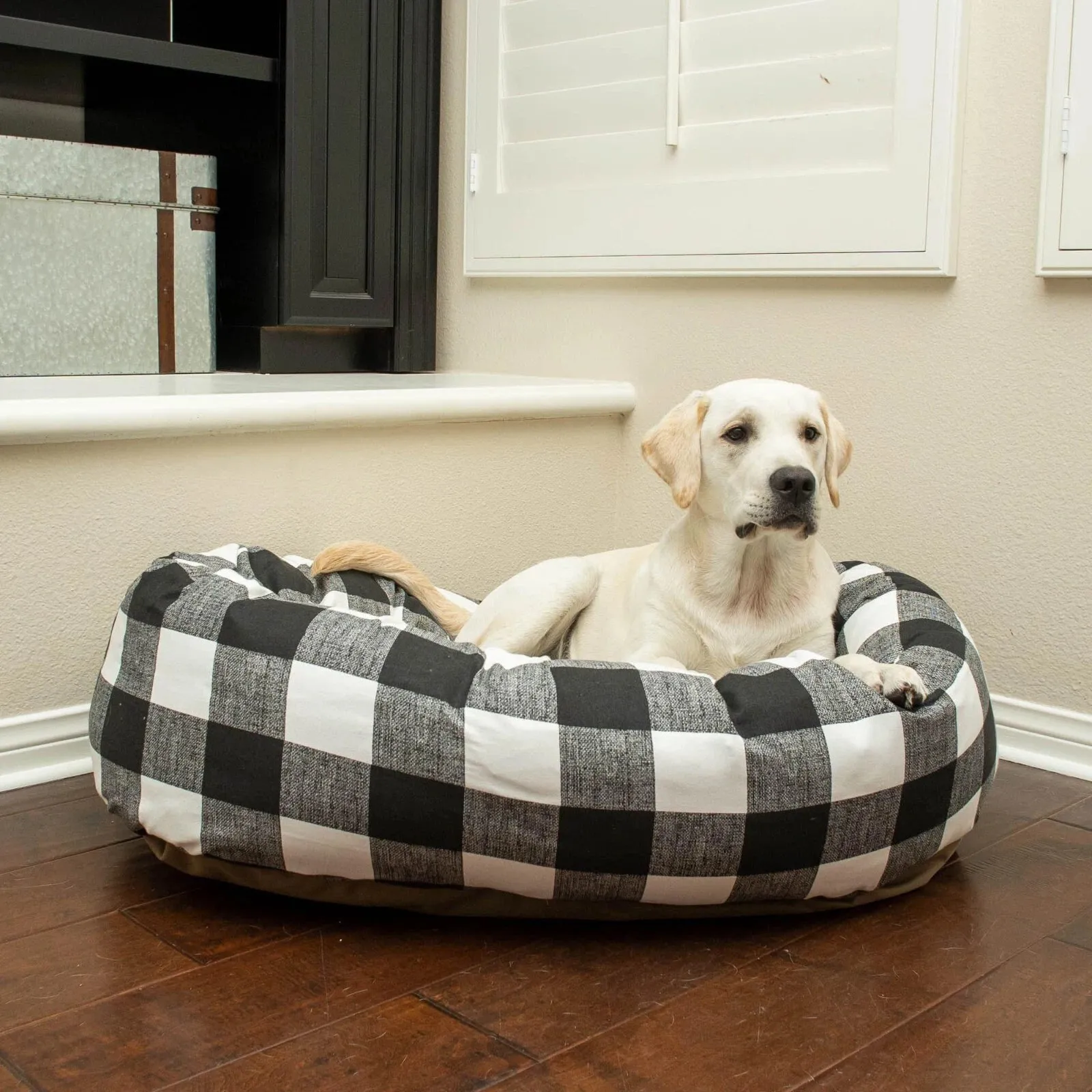 Panier pour chien apaisant, lavable, confortable et moelleux