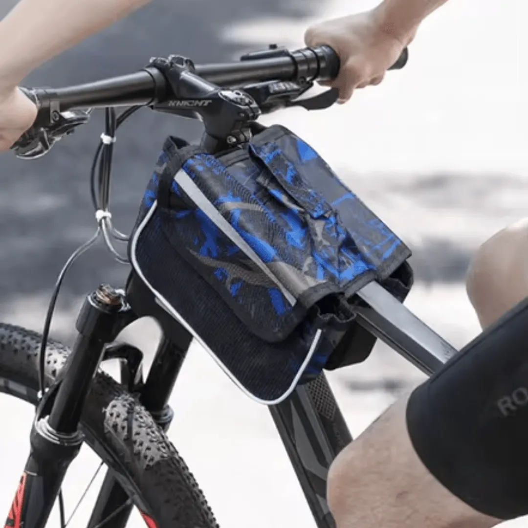 Sac avant pour vélo, pochette de rangement guidon, trousse de cadre pour VTT.