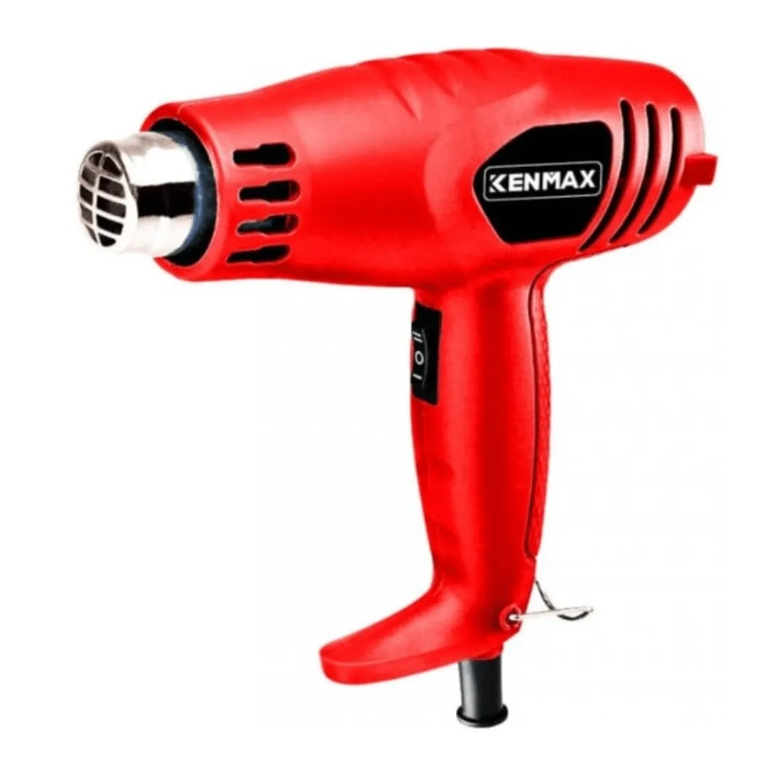 Décapeur Thermique 1600W KENMAX, Pistolet à Air Chaud 50°C-500°C, Outil de Décapage et Soudure.