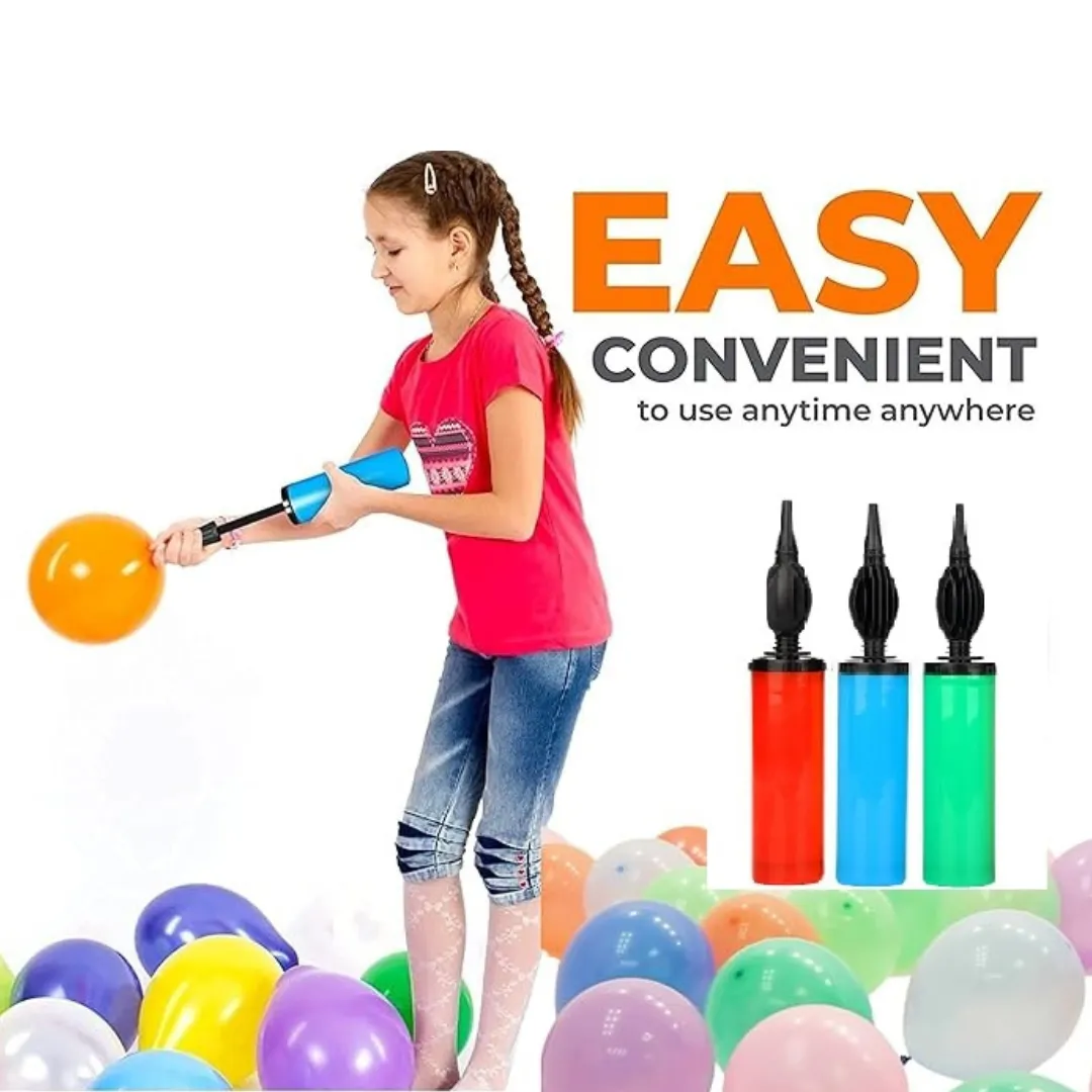 Pompe manuelle pour le gonflage de ballons (colleur aléatoire)