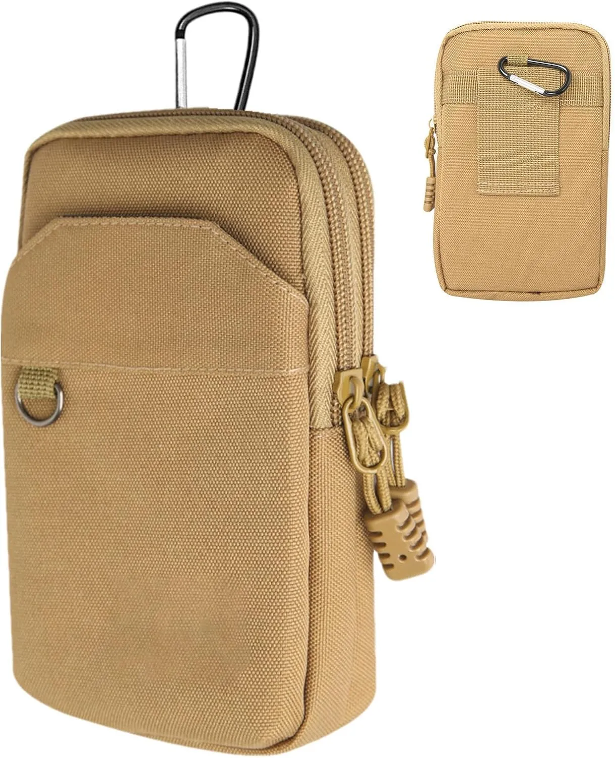 Sac banane en nylon multifonction avec support pour téléphone.