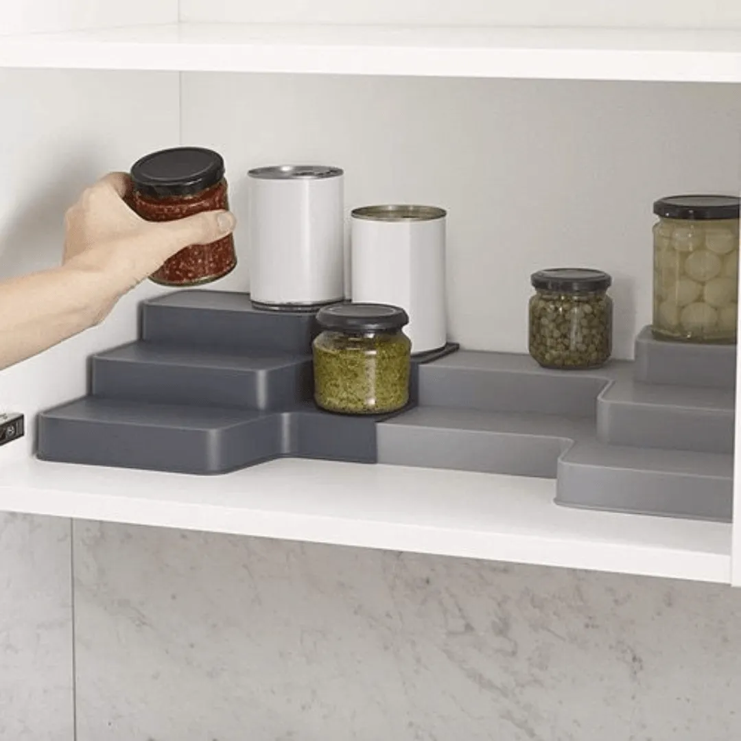 Solution de rangement extensible à plusieurs niveaux pour vos armoires de cuisine