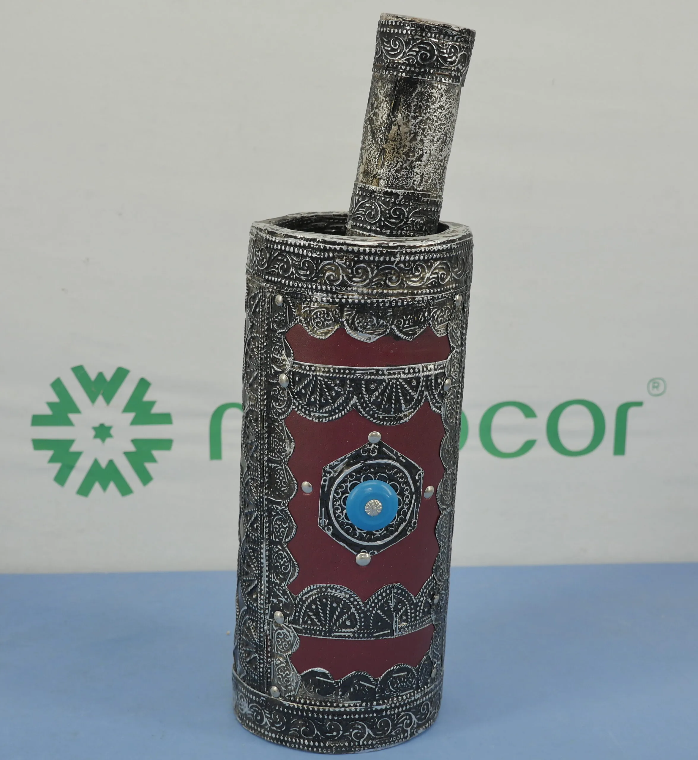 Mahraz, Ensemble Pilon et Mortier en Aluminium Solide pour Moudre Épices et Graines.