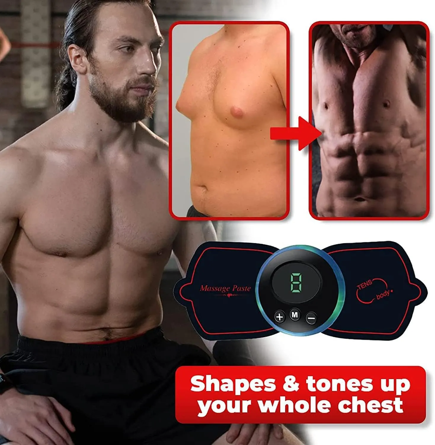 Appareil de Massage Électrique Sans Fil – Soulagement du Cou, Épaules, Dos et Poitrine