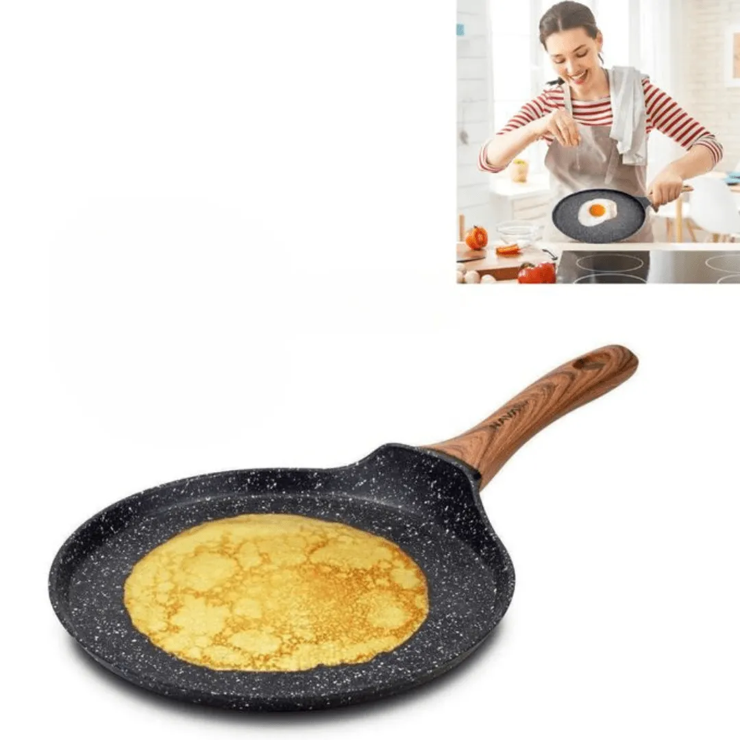 Poêle antiadhésive de 20 cm pour crêpes, omelettes et steaks.