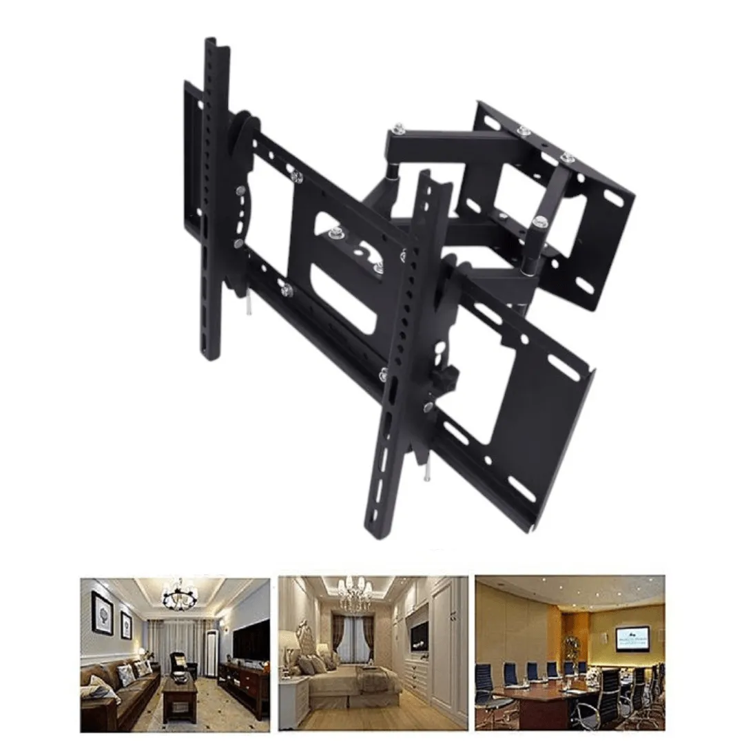 Support mural TV mobile Galaxy 502 - Compatible 40 à 80 pouces, capacité 50 kg