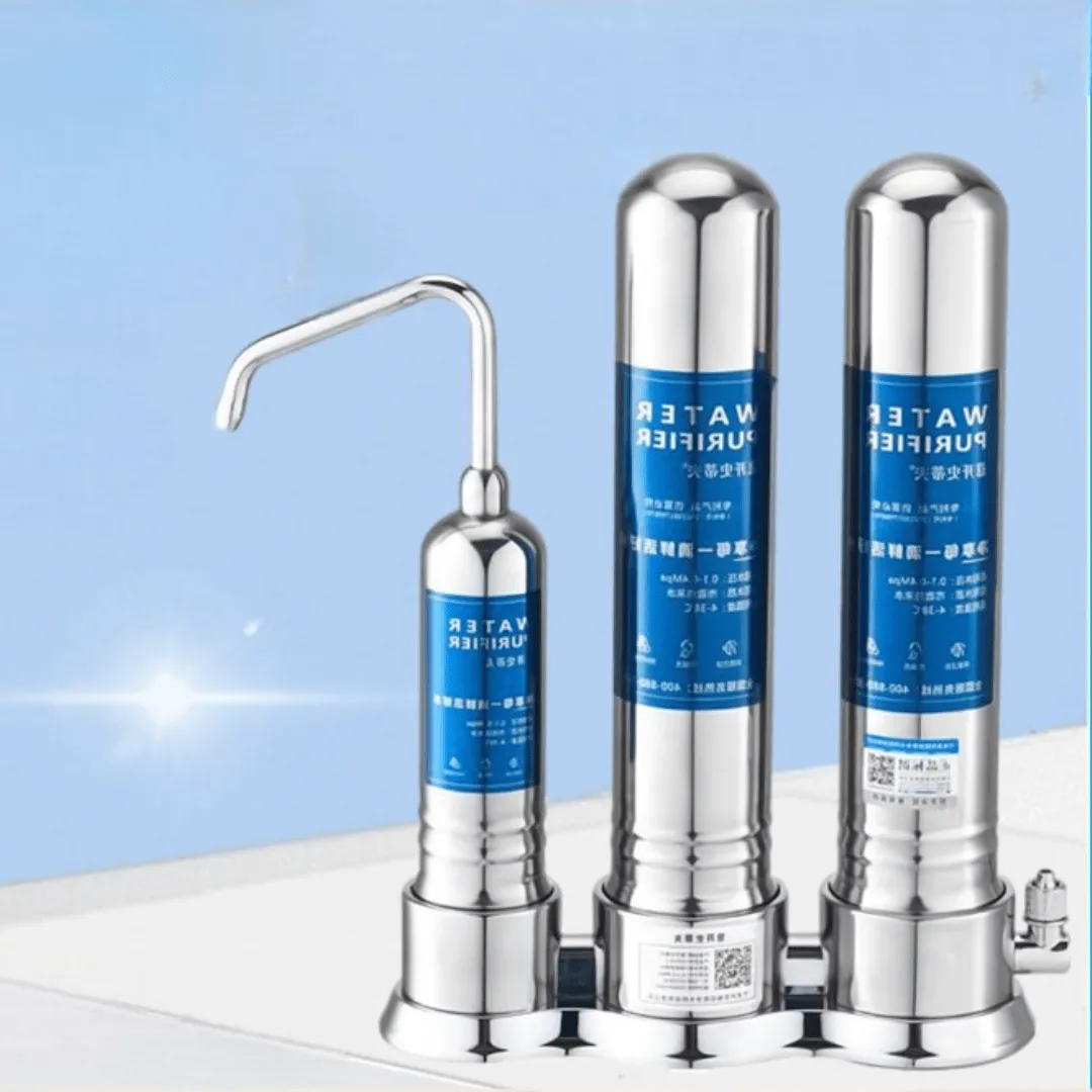 Filtre à eau en acier inoxydable pour cuisine