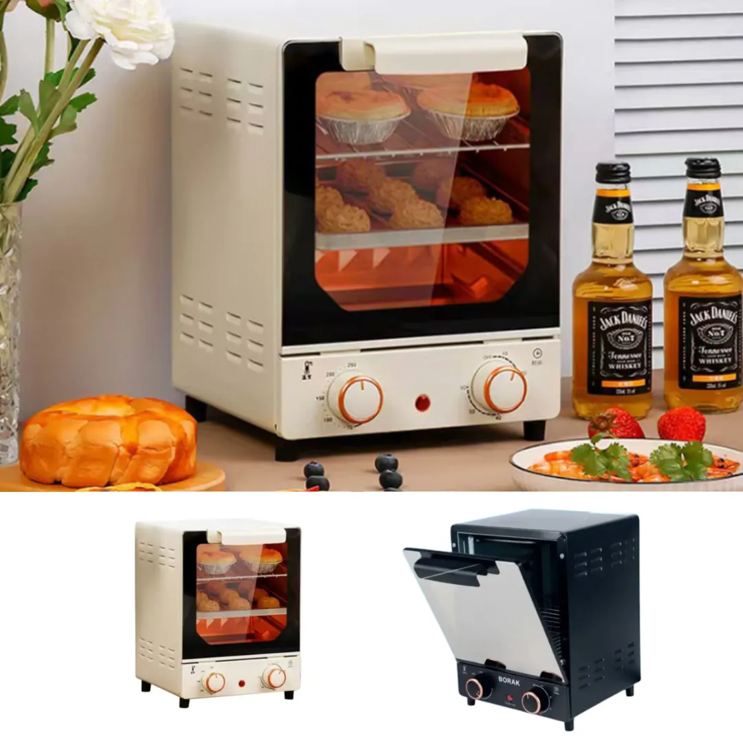 Mini four polyvalent au style classique – pour pâtisseries et repas rapides (colleur aléatoire)
