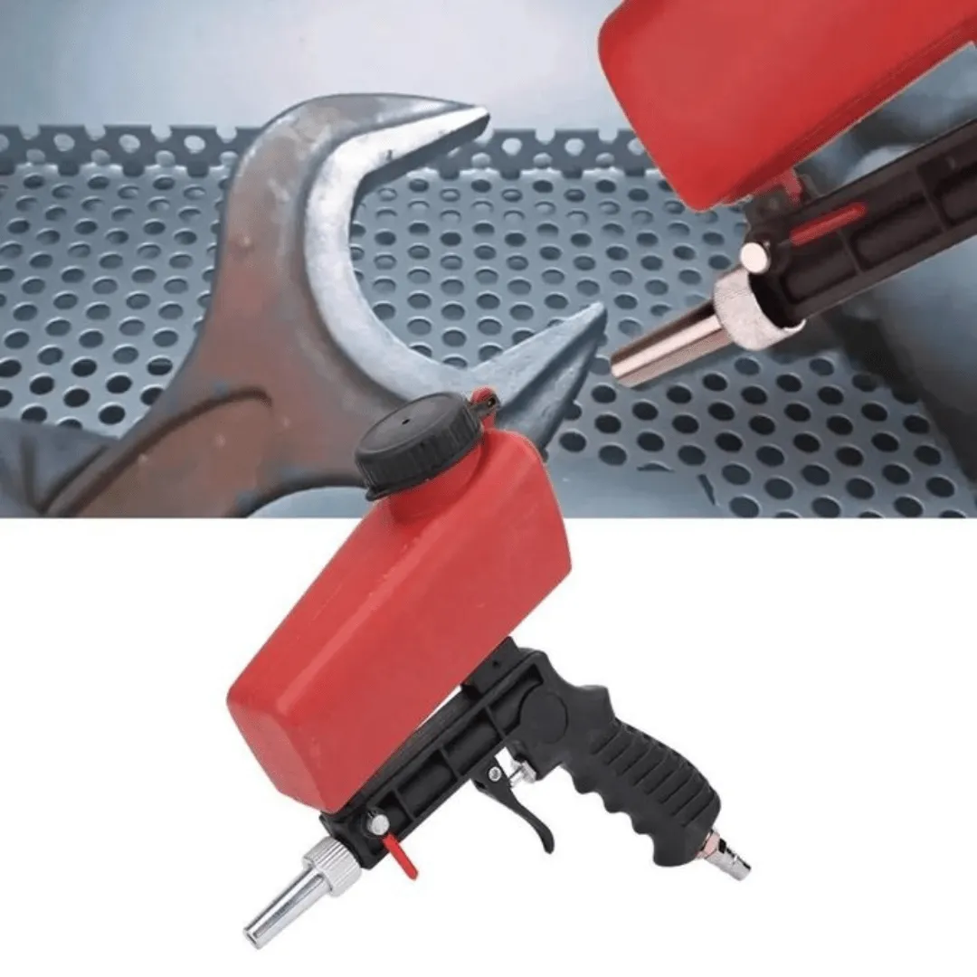 Outil pneumatique à main pour sablage et polissage industriel