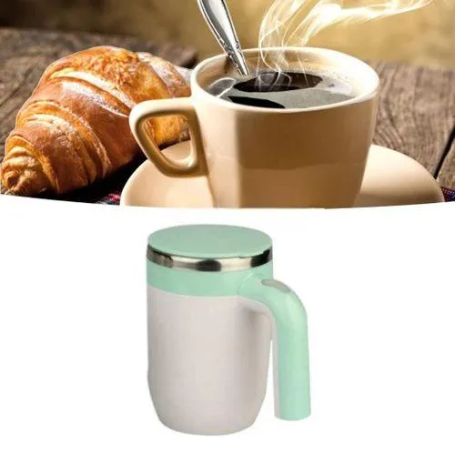 Tasse auto-mélangeante pour café et thé, design magnétique pratique