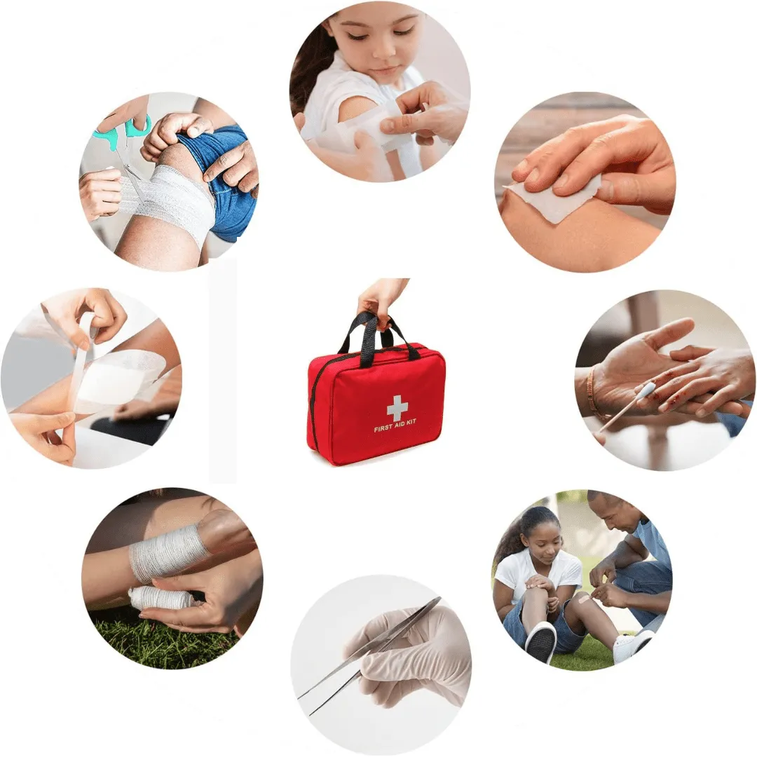 Trousse de premiers soins pour les voyages et trousse de premiers soins tactiques