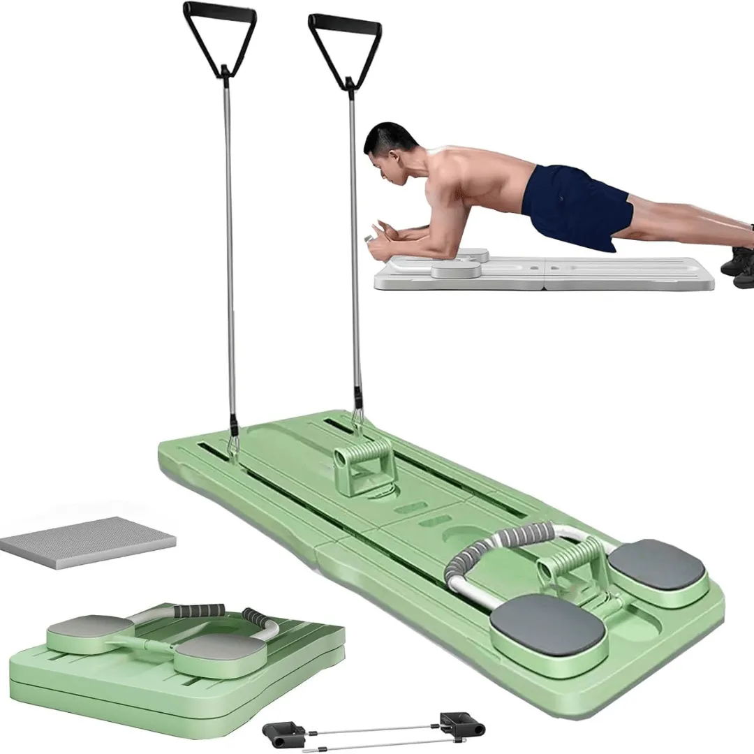 Planche de fitness multifonctionnelle pour abdominaux et pompes, idéale à domicile