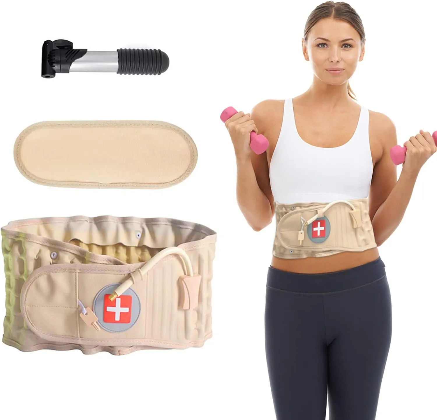 Ceinture de décompression pour le dos, soulagement de la douleur lombaire