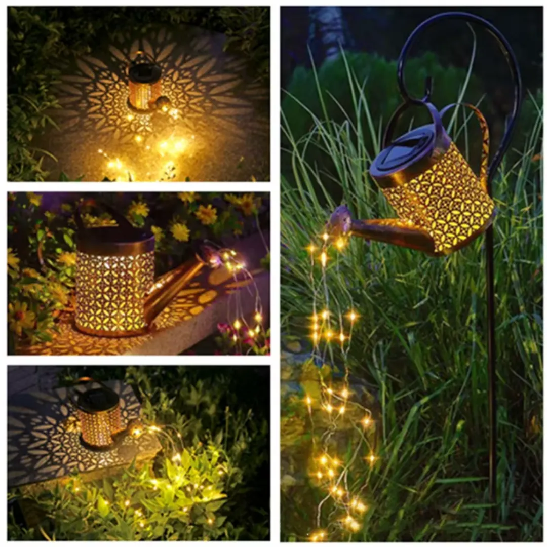Lampe solaire imperméable, idéale pour décorer le jardin, la cour, la terrasse ou la pelouse.