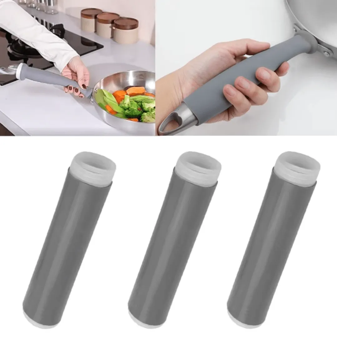 Lot de 3 manchons isolants en silicone pour une protection efficace contre les brûlures