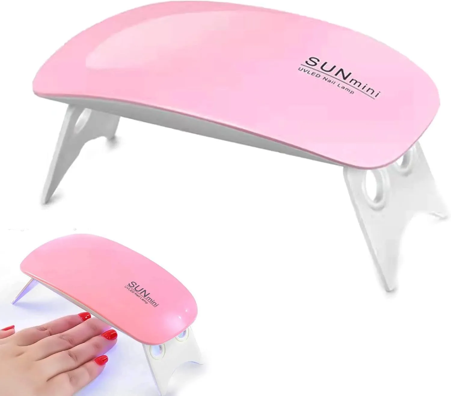 Mini sèche-ongles UV LED souris, lampe à vernis Gel avec câble USB