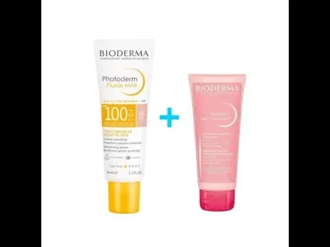 Pack Photoderm Max SPF100 et Sensibio Gel Moussant Offert pour Peau Protégée