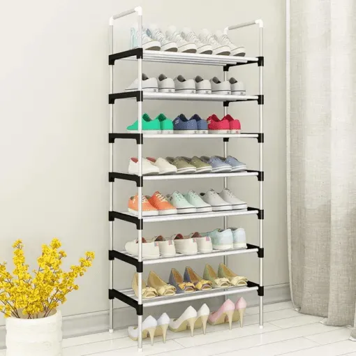 Étagère à chaussures pratique 7niveau : facilitez votre organisation