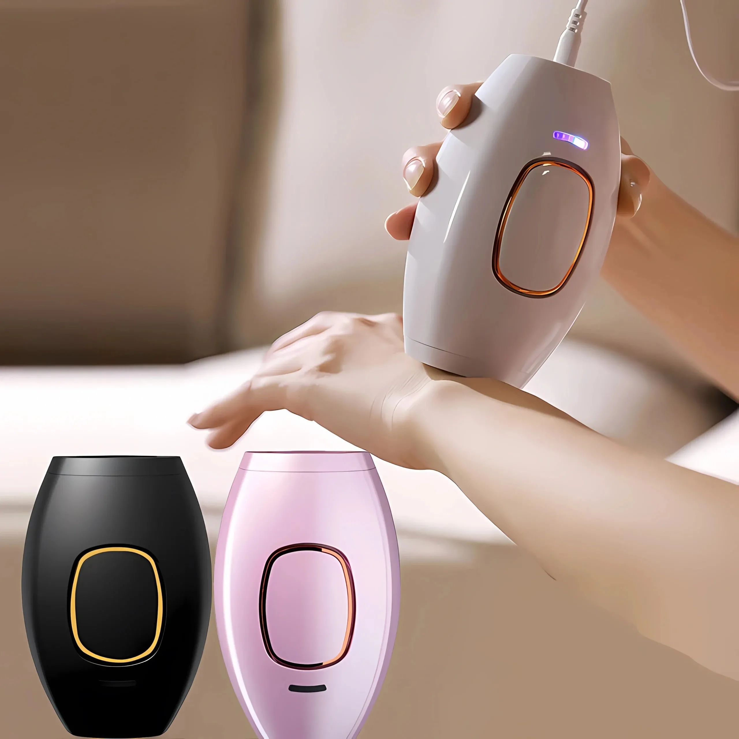 Obtenez une peau lisse : appareil d'épilation au laser pour une utilisation à domicile