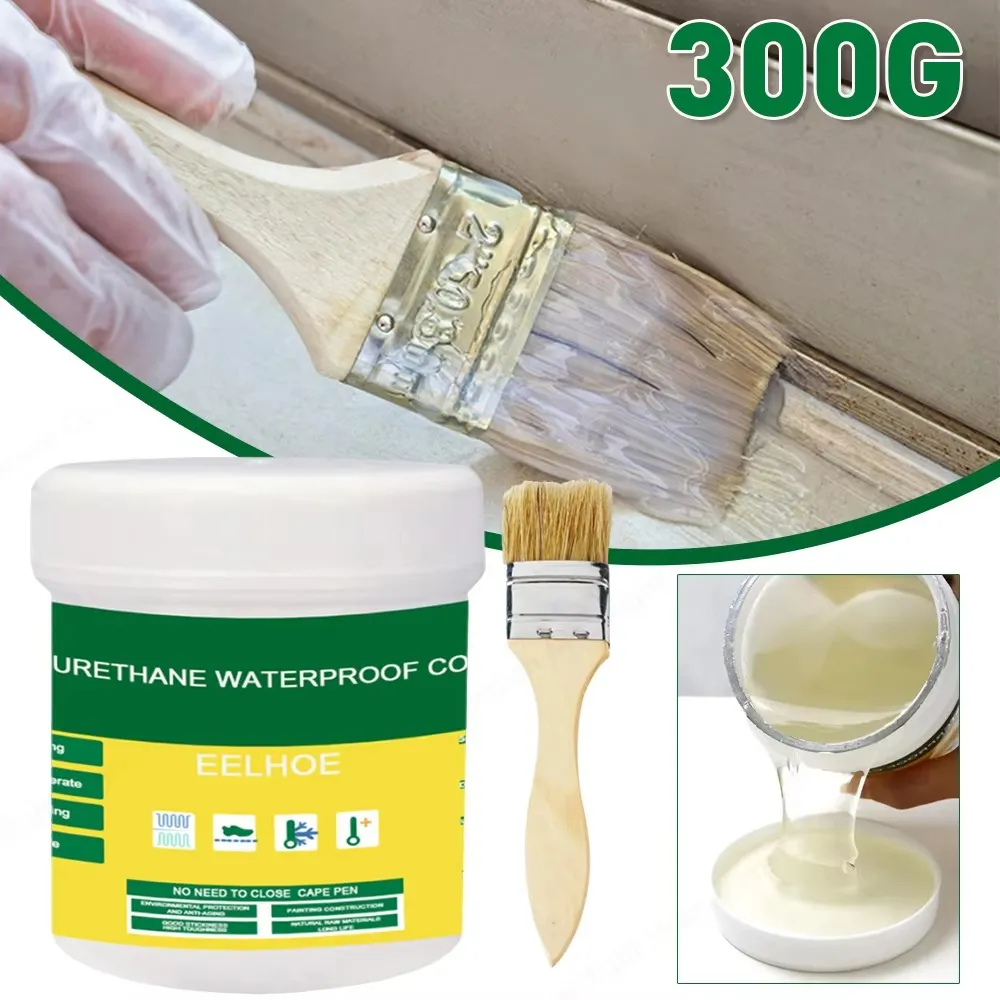 Colle Transparente Étanche Polyvalente pour fuite de toit, fuite de fissure
