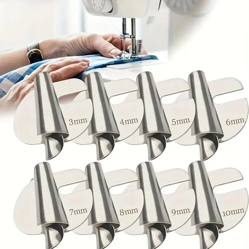 Ensemble de 8 Pieds Ourleur À Rouler Pour Machine À Coudre