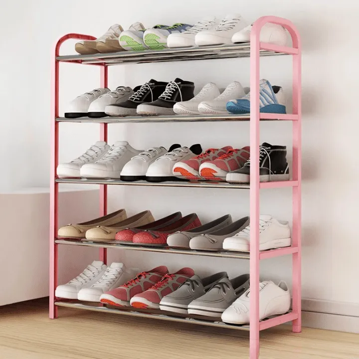 Étagère à chaussures simple à 5 Niveaux pour le stockage