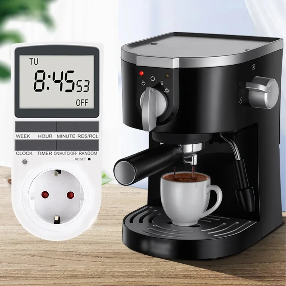 Minuterie Prise Électrique Numérique programmable Hebdomadaire pour maison