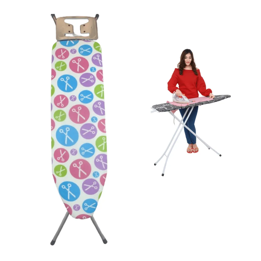 Table à Repasser X en Forme Grande Portable et Pliable pour Maison et Bureau