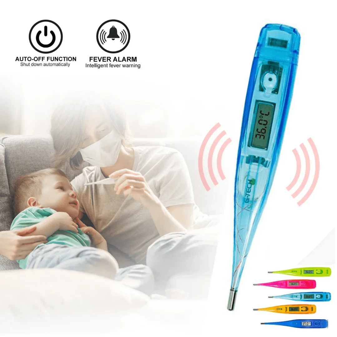 Thermomètre Numérique Hygiénique et Sécurisé pour Bébé (colleur aléatoire)