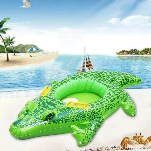 Bouée de Natation Gonflable en Forme de Crocodile pour Enfants