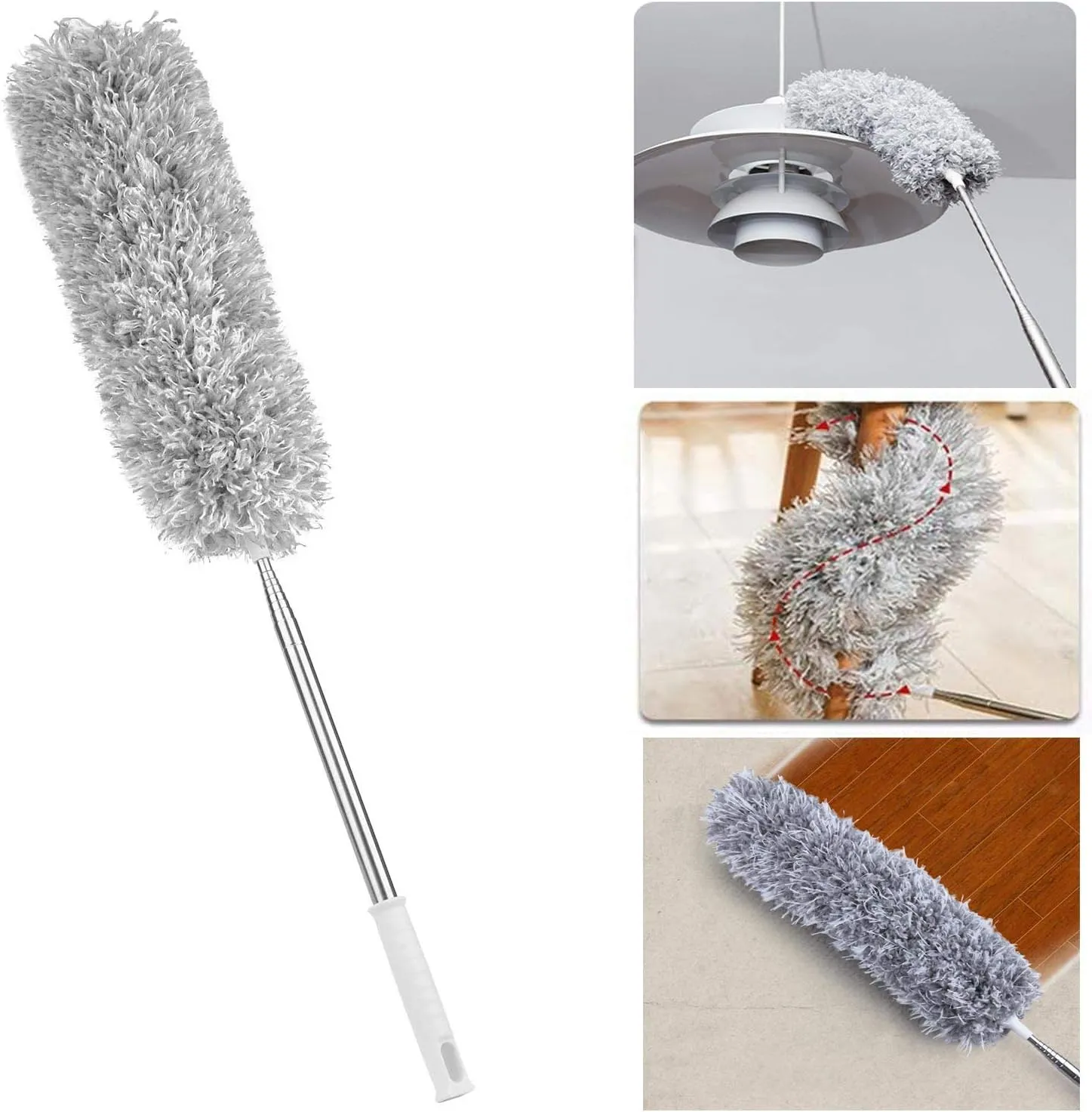 Plumeau en Microfibre Lavable avec manche long pour Voiture et Maison