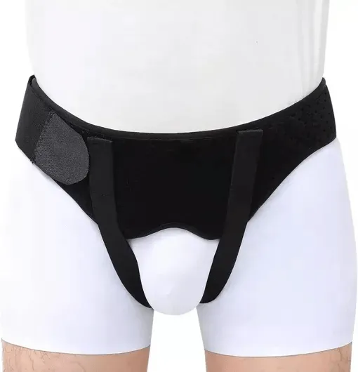 Ceinture Herniaire Réglable avec Sangle Ventrale pour Hommes et femmes