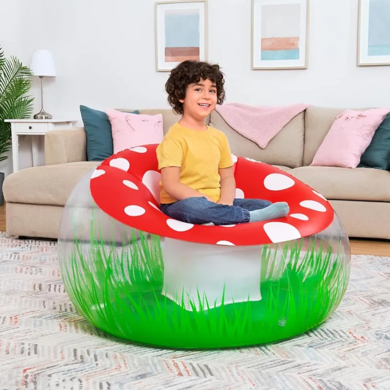 Canapé Gonflable pour Enfants et Adultes, Idéal pour Usage Intérieur et Extérieur