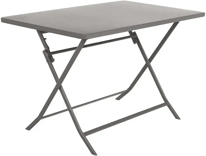 Table de pique-nique extérieure rectangulaire en plastique 65x55x70 cm