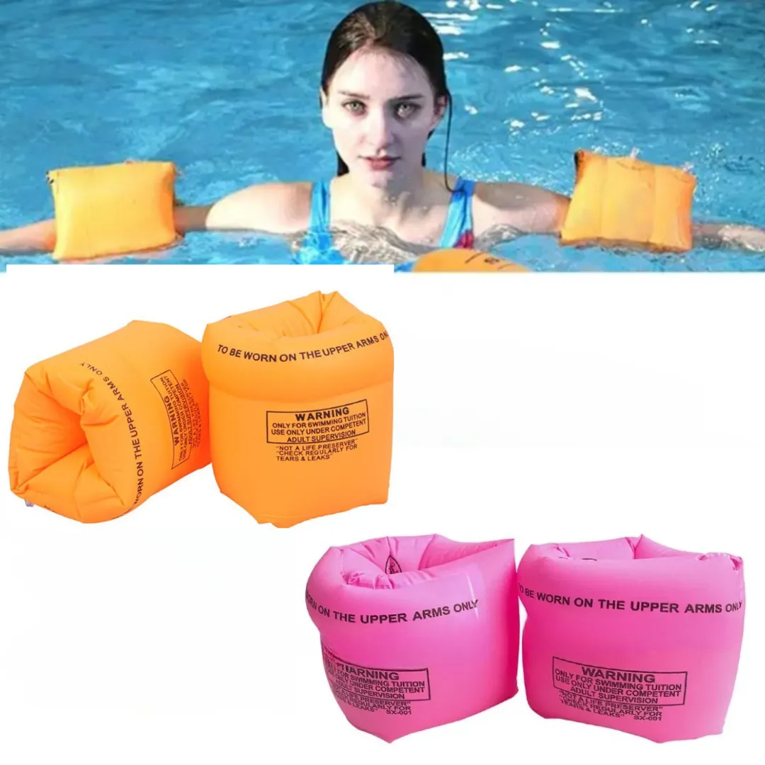 Lot de 2 Brassards de natation gonflables pour enfants et adultes