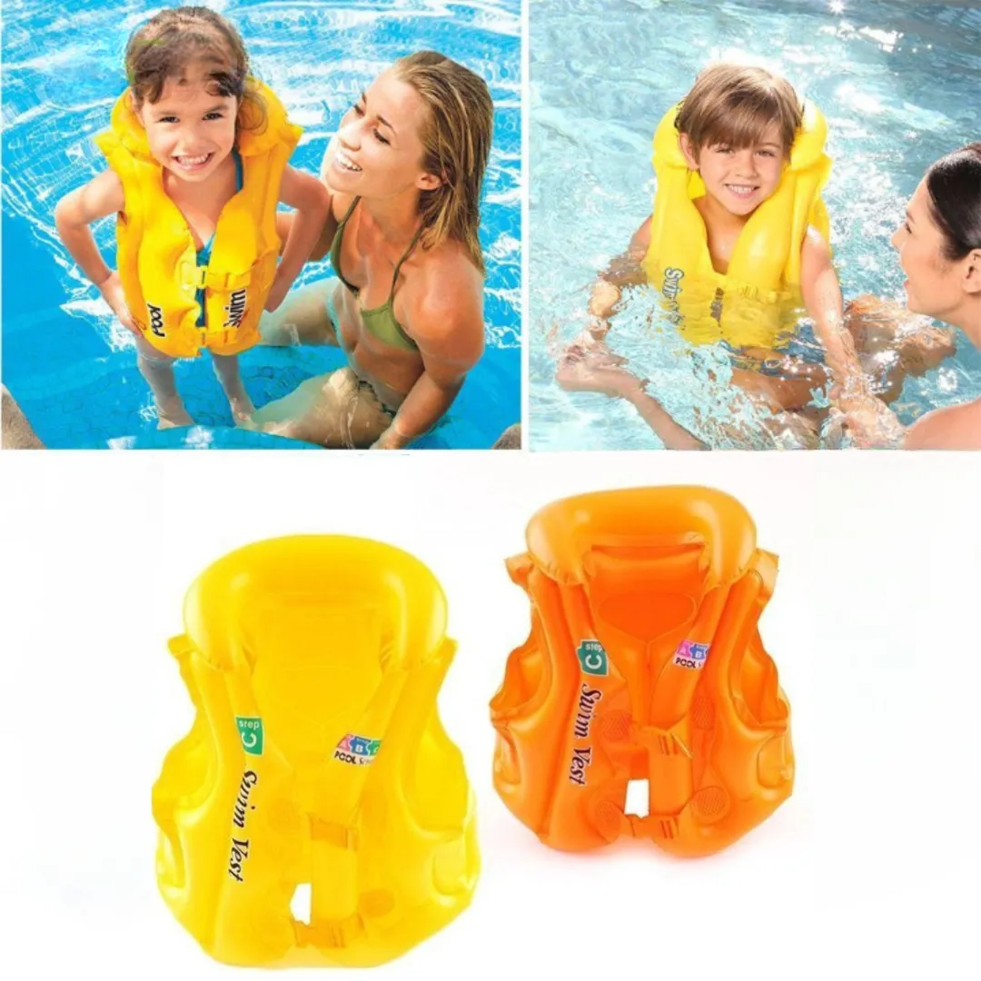 Gilet de Sauvetage Gonflable pour Enfants,Idéal pour la Natation et la Dérive