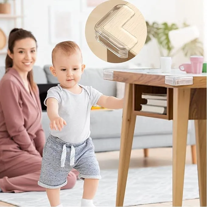 Ensemble de 4 Protections Coins de Table pour enfants et bébés
