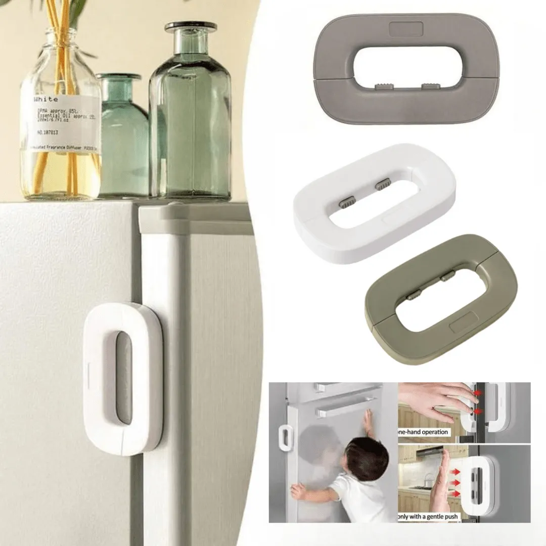 Serrure de sécurité de réfrigérateur multifonctionnelle pour bébés et Enfants (colleur aléatoire)