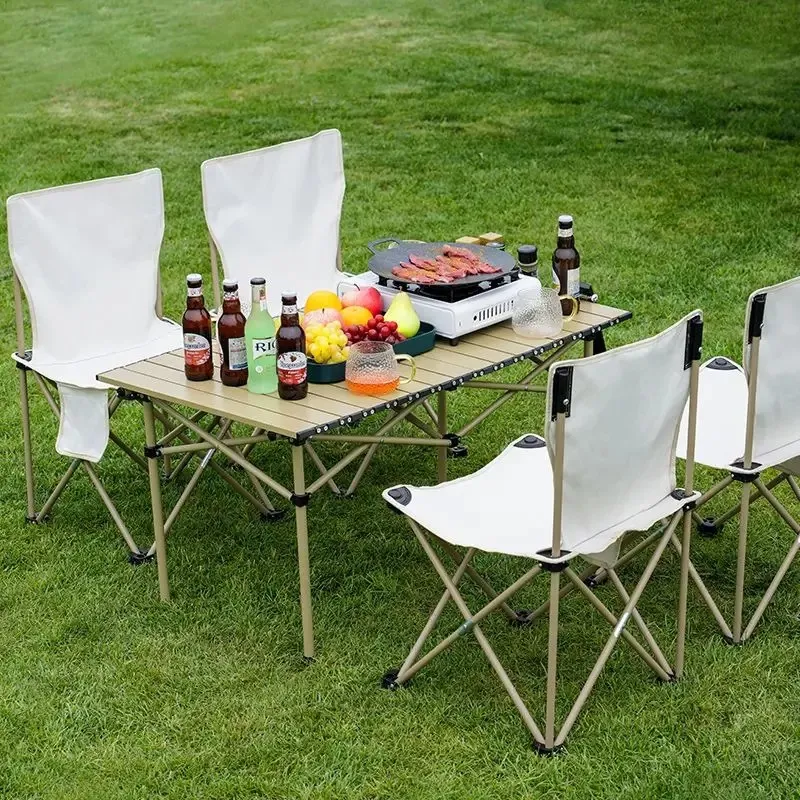 Kit table pliante et chaises pour activités extérieures ,voyages ,camping